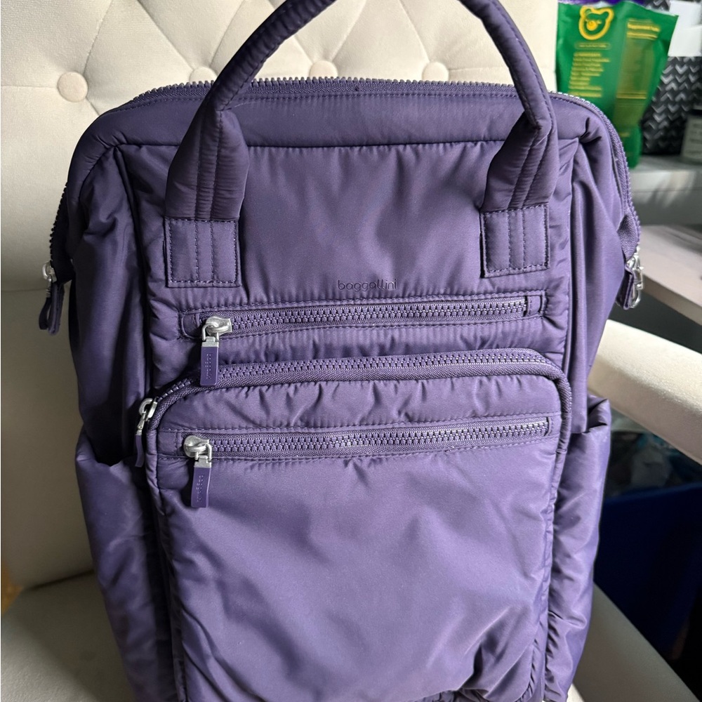 Purple Baggallini Chelsea Laptop Backpack